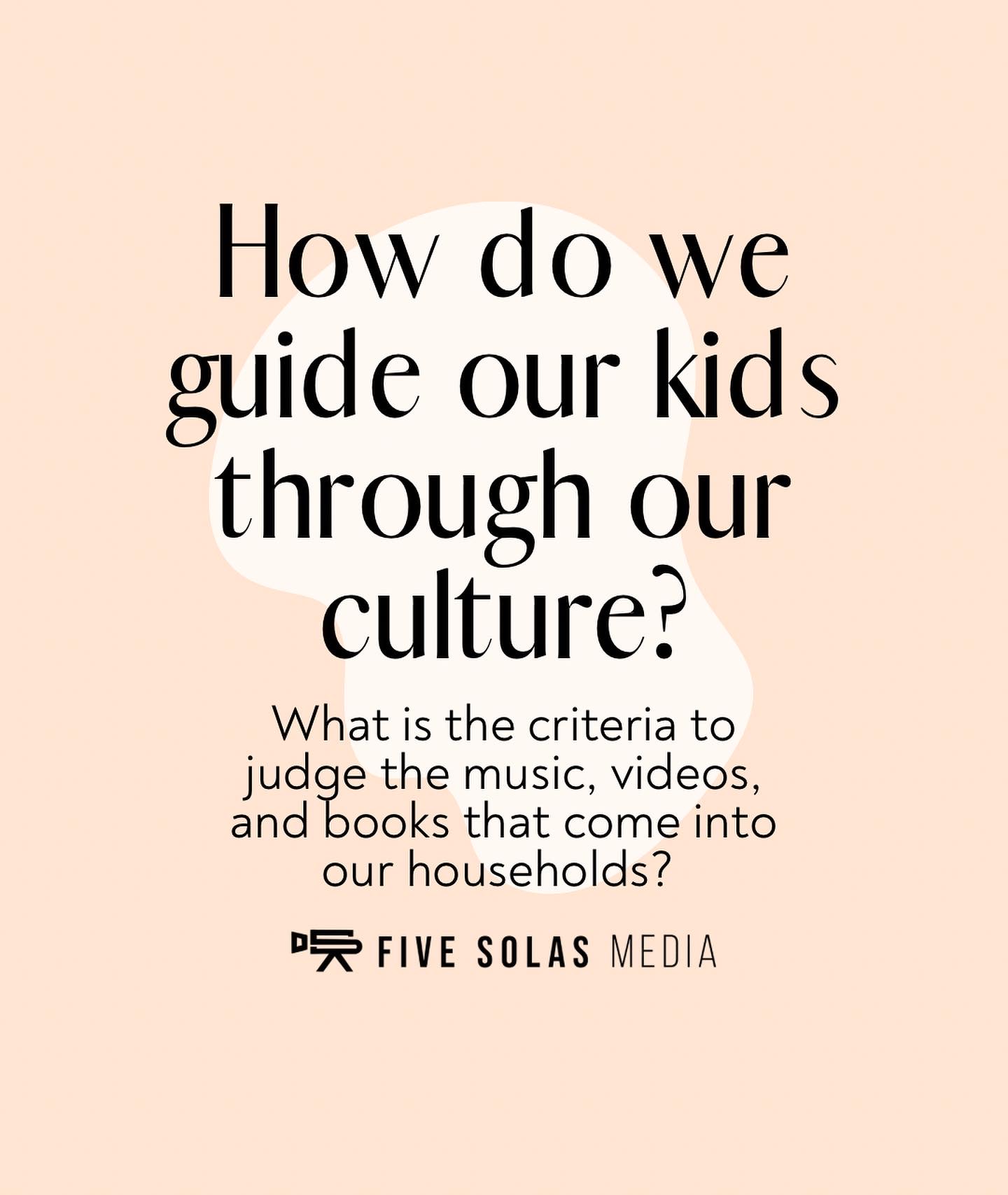 How do we guide our kids through our culture?